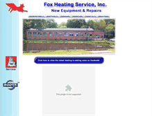 Tablet Screenshot of foxheating.com